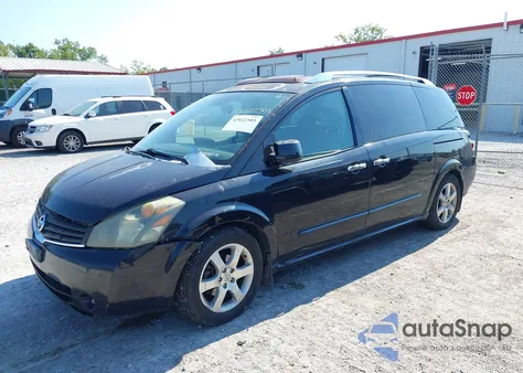 2007 Nissan Quest 3.5 Se from USA, damaged, VIN 5N1BV28U77N129648